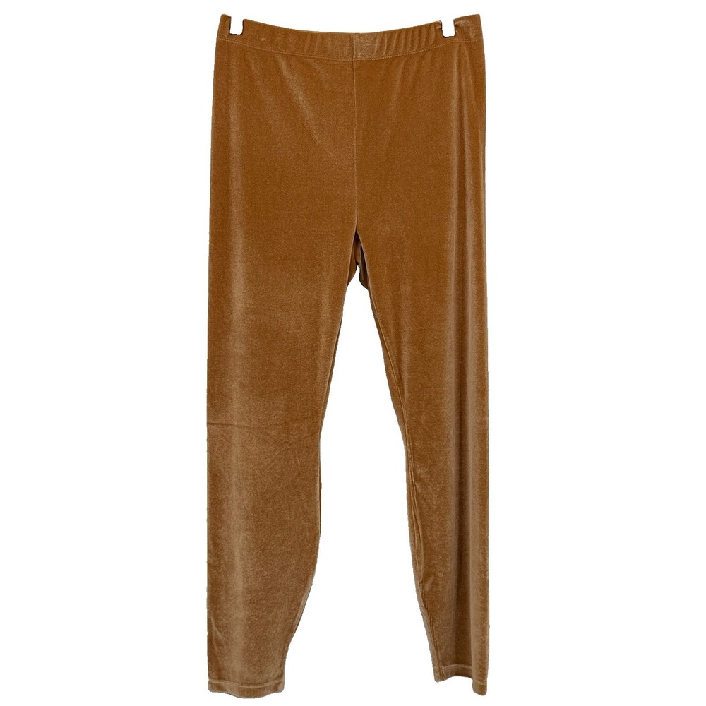 Fabletics NWT Leggings Women's Large L Emma Velour Gold High Waisted New